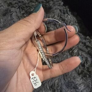 Hoop earrings silver 925